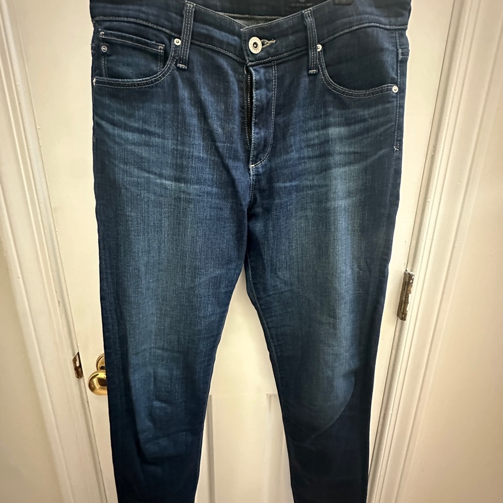 AG Women’s Dark Blue Skinny Denim Jeans